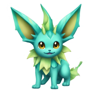 Vaporeon-Leafeon full body sticker