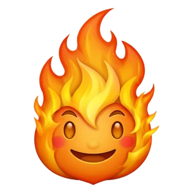 As un fuego de lado  sticker