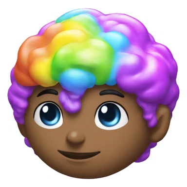 One almighty gay brain of future colorful booty dreams sticker