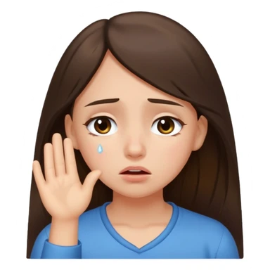 Girl begging her mother can her friend spend the night ￼ sticker