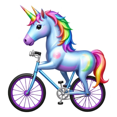 unicorn bike sticker