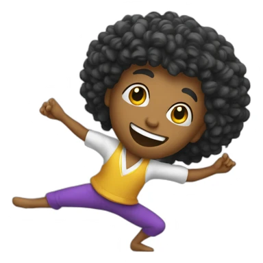 un roi qui danse sticker