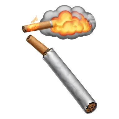 A pre roll blunt lit  sticker