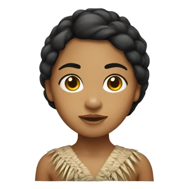 Maori girl sticker