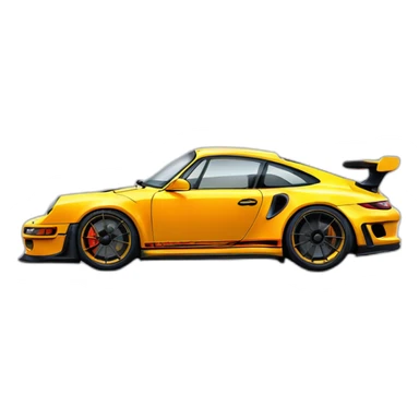 Porsche gt3 rs 911 992 sticker