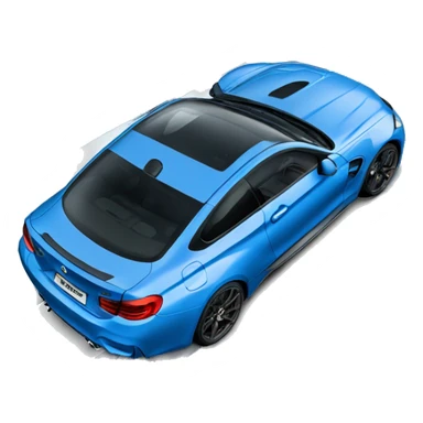 blue M4 Competition sticker