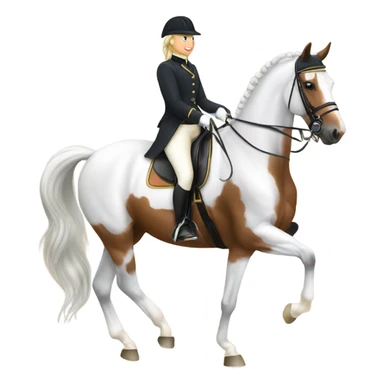 Dressage horse  sticker