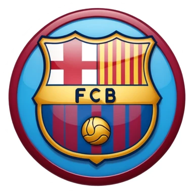 Logotipo de fc barcelona sticker