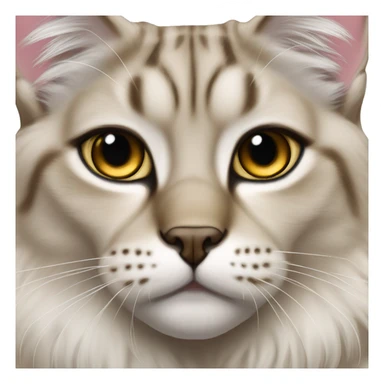 lynx point cat sleek black golden eyes sticker