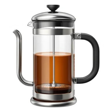 French Press sticker