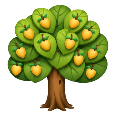 Folhas de árvore soltas caindo/voando (sem a árvore) sticker