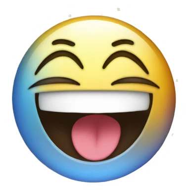 excited emoji with sparkles sticker