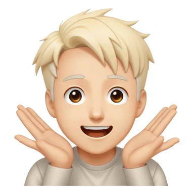 Excited anime Frank Gehry sticker