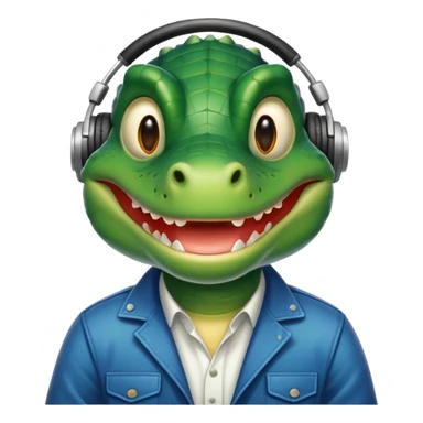 Dj alligator  sticker
