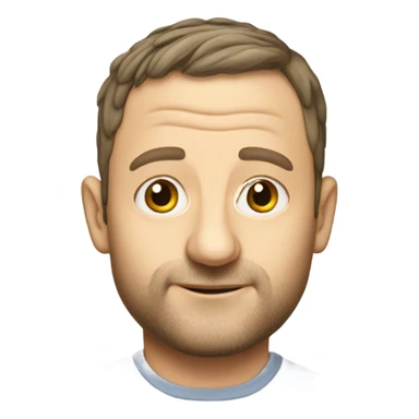 Tim Robinson with half a tupee sticker