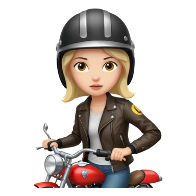 Wife being impatient on a bike sticker