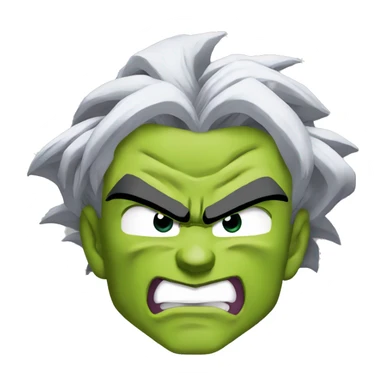 broly of dragon ball z sticker