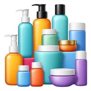 skincare products sticker