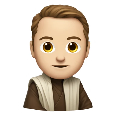 Elon Musk Jedi fighting sticker