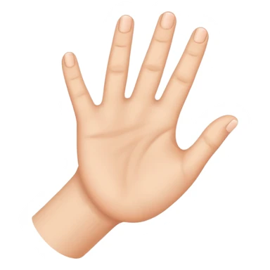 hand in an L shape sticker