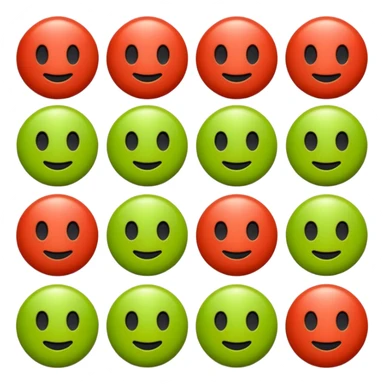 We need to make branded emojis for the NEuron dance studio. The coprative colors are acid green, xylot red coral, and black. sticker