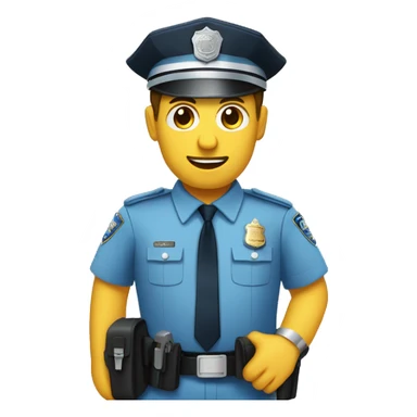 Policía deteniendo a un conductor de auto sticker