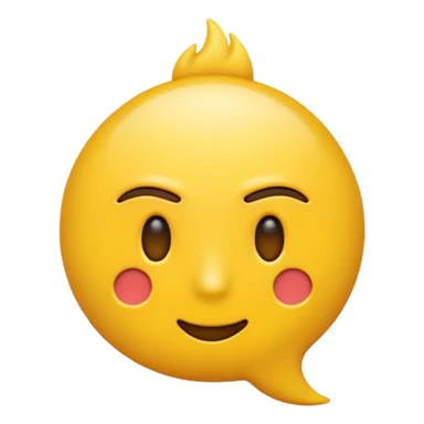 rayo simple y reconocible, estilo emoji clásico sticker