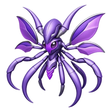 Genesect-Lunala-Fakémon-hybrid-creature (full body)  sticker
