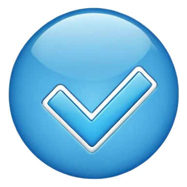 Centang biru yg ada di tiktok sticker