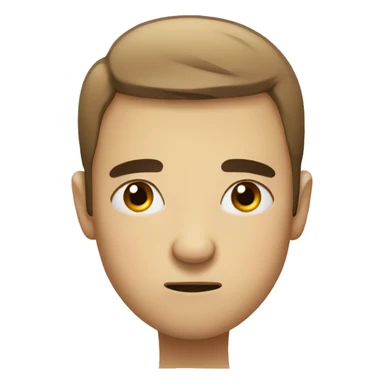 tired emoji face dark eyebags under eyes sticker