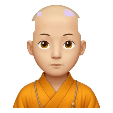 Chinese monk  sticker
