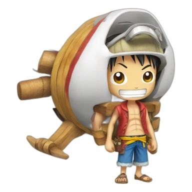 luffy-eat-chopper sticker