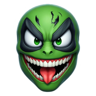Venom face from a gba game and remove the teeth sticker