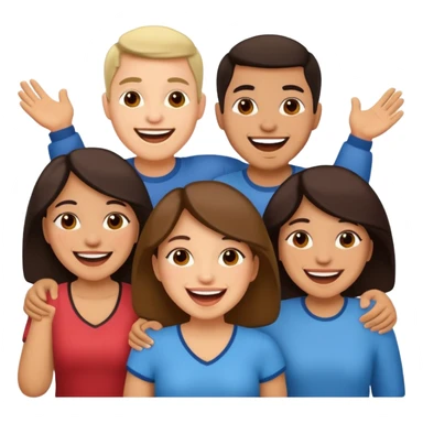 many Latino people sticker