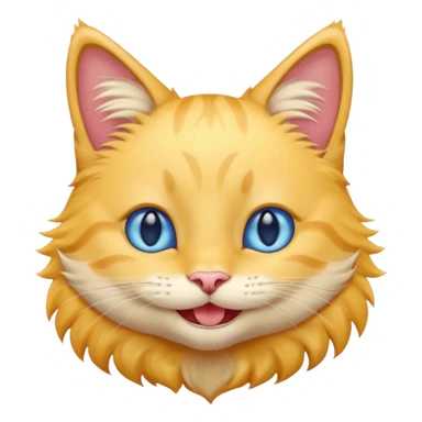  sunshine bluey eyes smiling  cat alot of happy sticker