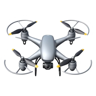 Drone – Quad-copter with spinning propellers sticker