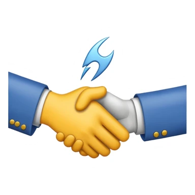 emoji of Handshake with a Slash sticker