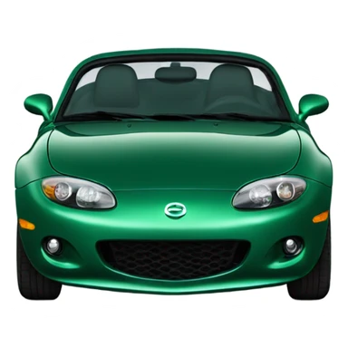Emerald green 2007 Mazda Miata  sticker