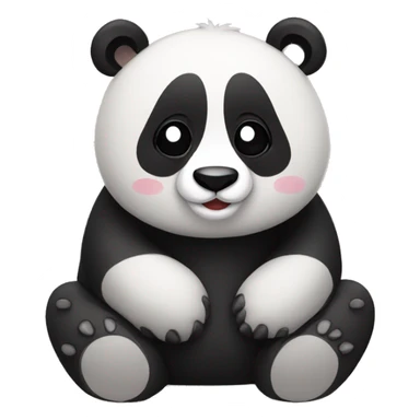 Panda amoureux sticker
