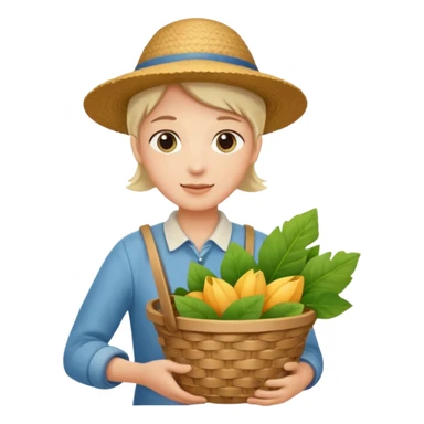 Breeze + leaf basket,Sky Gardener. sticker