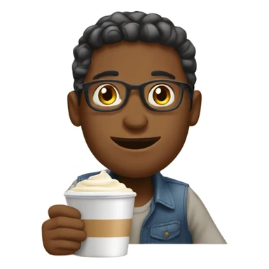 Café con leche  sticker