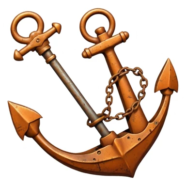 Anchor And Grapnel sticker