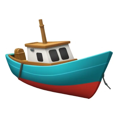 Create me an emoji that symbolises Thailand a long tail boat  sticker