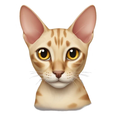 Havana oriental cat sticker