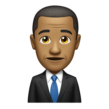 Obama embrasse Donald trump  sticker