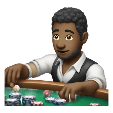 A person gambling on sports  sticker