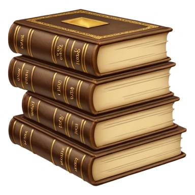 A stack of edwardian-era spellbooks sticker