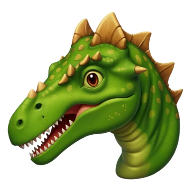 Ein trex  verliebt in einen triceratops  sticker