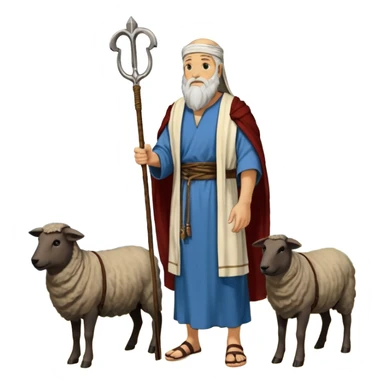 In the Hebrew Bible, Jethro[a] was Moses's father-in-law, a Kenite shepherd and priest of Midian,[, Moses' father-in-law is initially referred to as "Reuel" (Exodus 2:18) but afterwards as "Jethro" (Exodus 3:1). He was also identified as the father of Hobab in Numbers 10:29 sticker