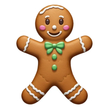 Gingerbread stylized sticker